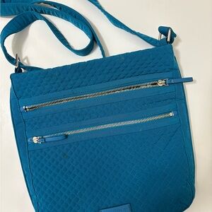 Vera Bradley Teal Quilted Crossbody Bag